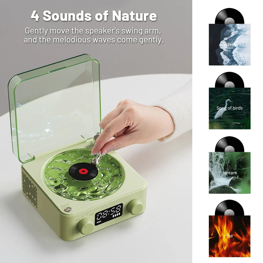 Mini Record Player Wireless Bluetooth Speaker